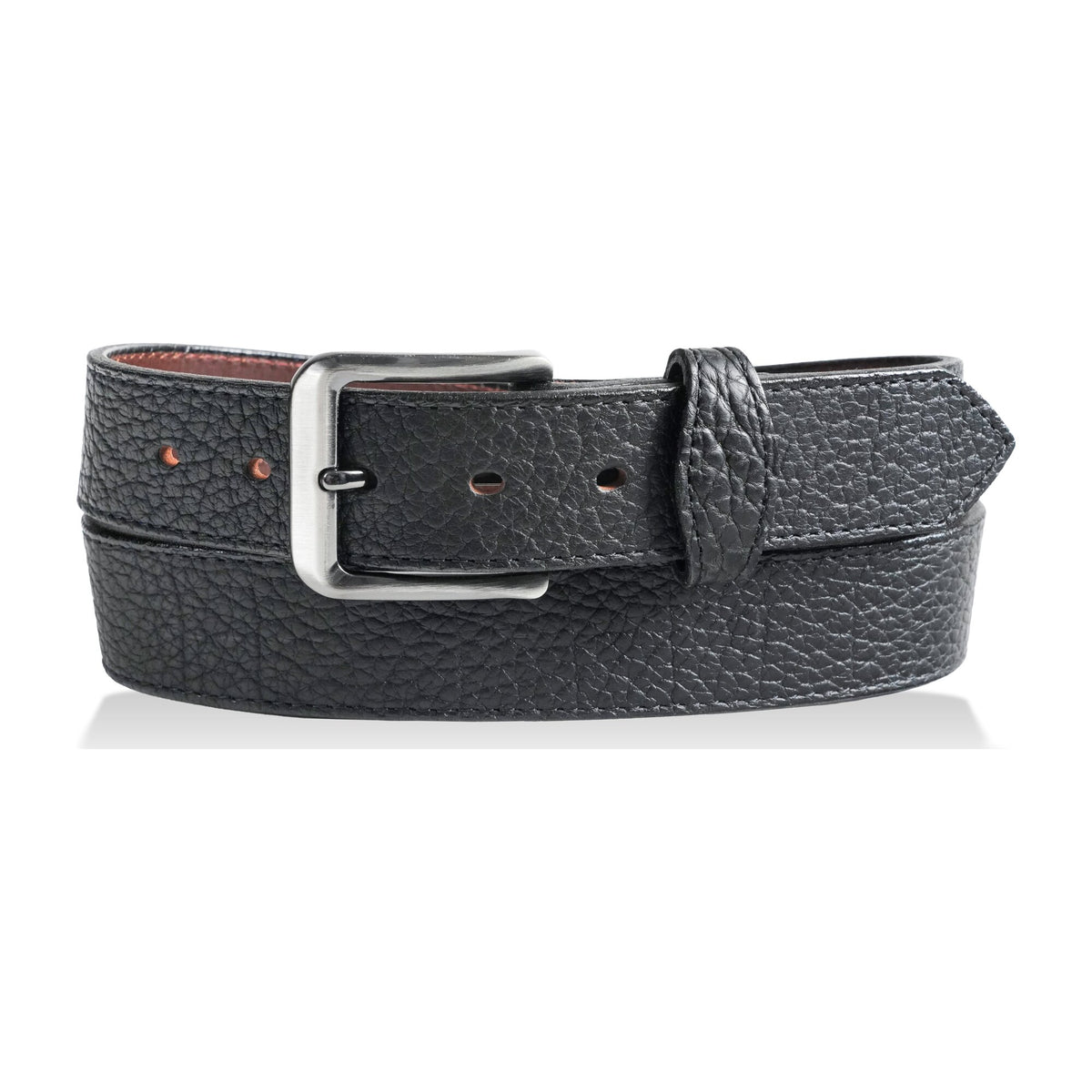 1 1/2" Classic American Bison Belt — Black — YourTack