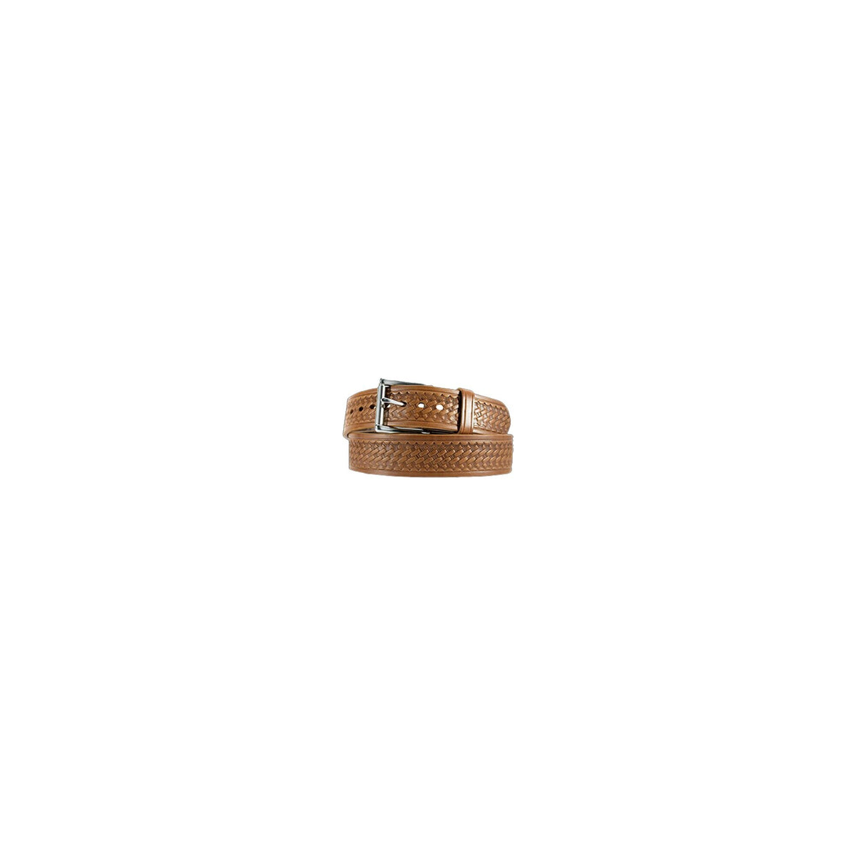 1 3/4" Basketweave Gun Belt — Medium Brown — YourTack