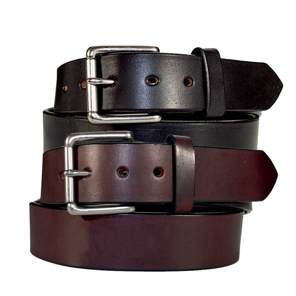 1 1/4" Full Grain Leather Heavy Duty Work/Casual Jean Belt - YourTack