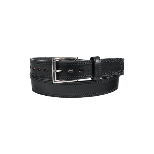 1 1/2" Double Stitch Gun Belt — Black — YourTack