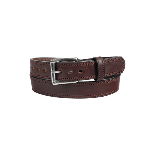 1 1/2" Double Stitch Gun Belt — Dark Brown — YourTack