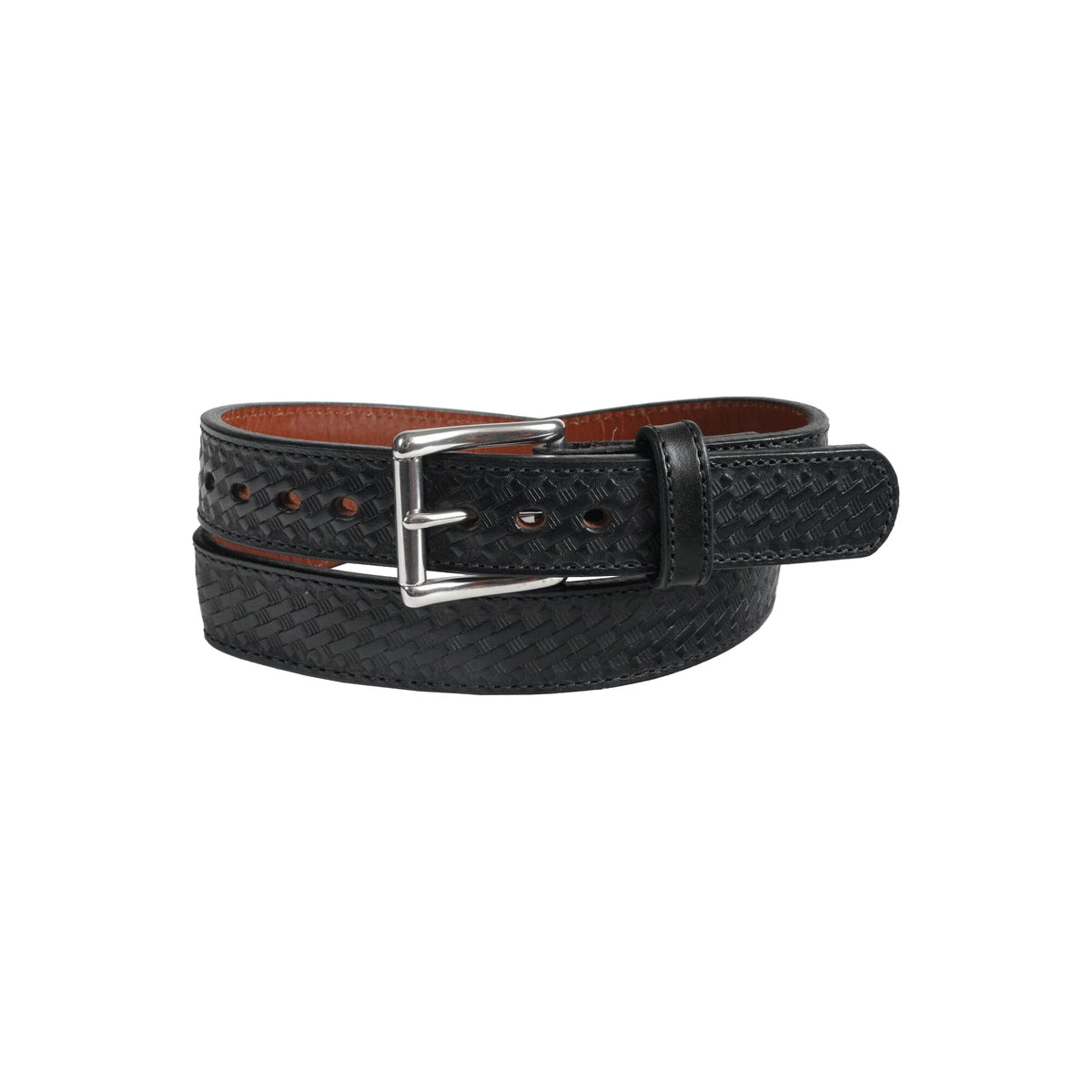 1 1/2" Embossed Steel Core Gun Belt — Black — YourTack