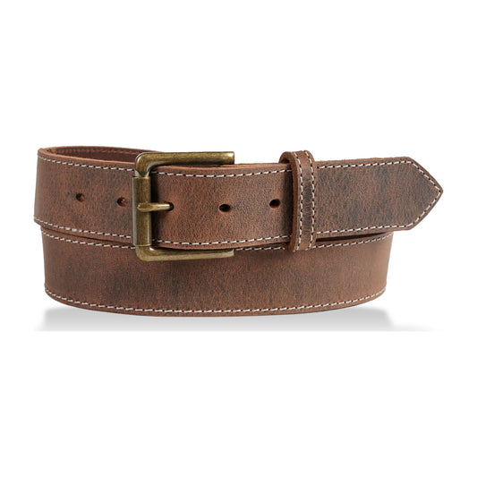 1 1/2" Flexible Distressed Casual Belt — Distressed Brown — YourTack