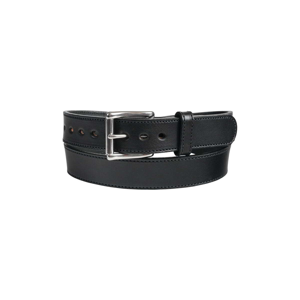 1 1/2" Stitched Gun Belt — Black — YourTack