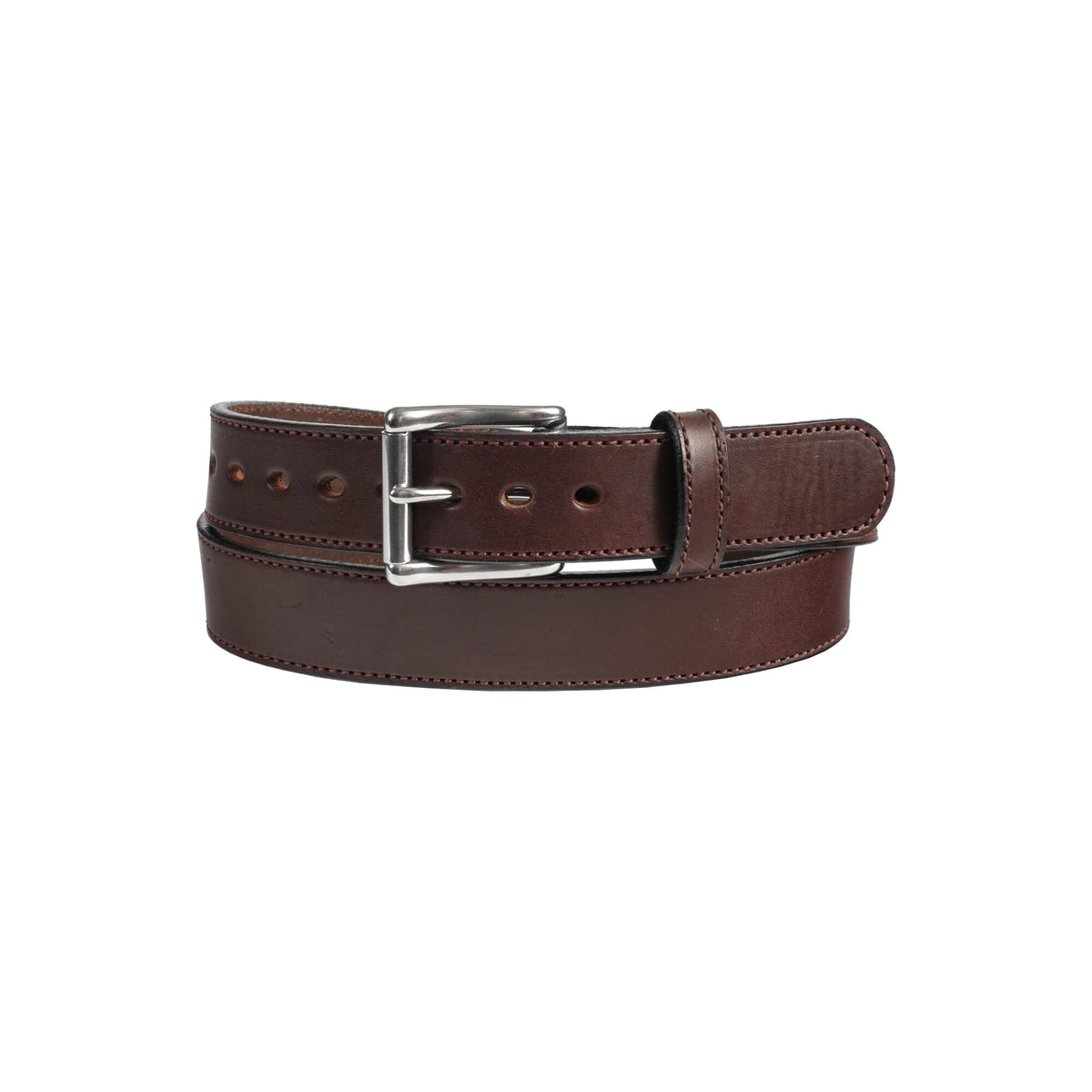 1 1/2" Stitched Gun Belt — Dark Brown — YourTack