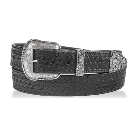 1 1/2" Western Basketweave — Black — YourTack