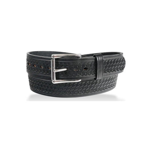 1 3/4" Basketweave Gun Belt — Black — YourTack