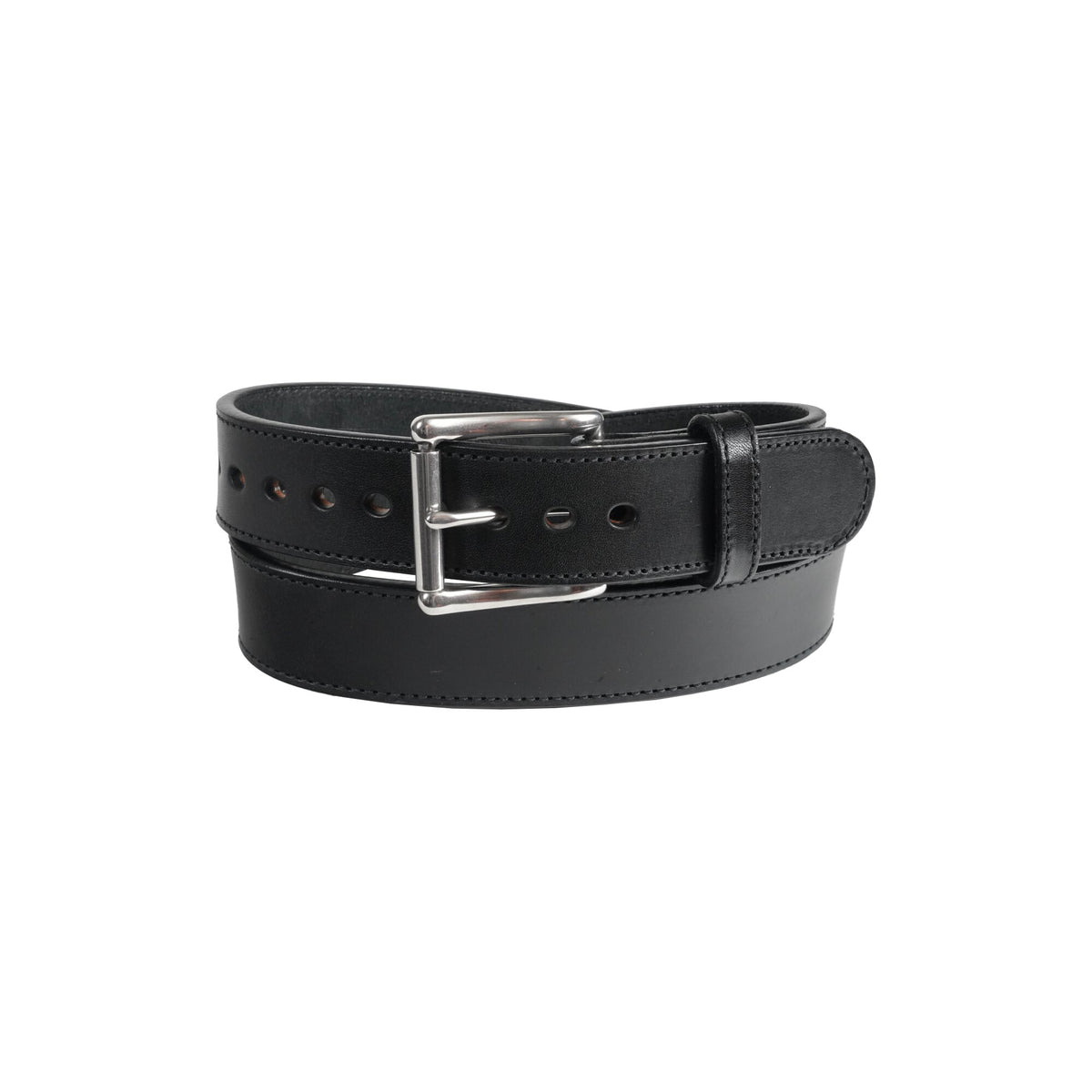 1 3/4" Stitched Gun Belt — Black — YourTack
