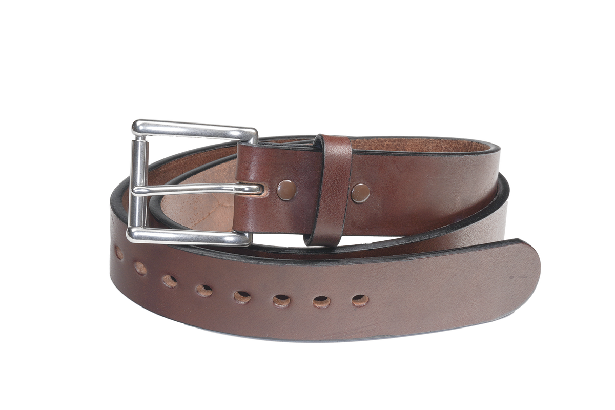 1 3/4" Smooth Gun Belt — Dark Brown — YourTack