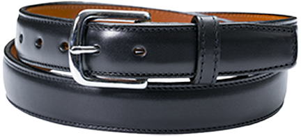 Brooklyn — 1.25" Feathered Edge Dress Belt - 1021-18