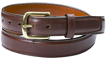 Brooklyn — 1.25" Feathered Edge Dress Belt - 1021-26