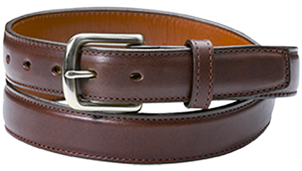 Brooklyn — 1.25" Feathered Edge Dress Belt - 1021-36-2