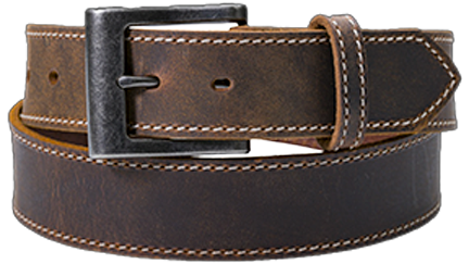 1.5" Flexible Casual Belt with Stitch — West Nashville - 1024-45