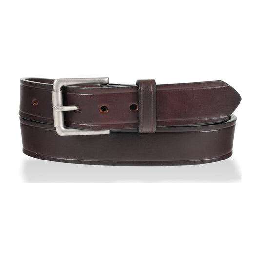 1 1/2" Heavy Duty Men's Leather Work Belt - Dark Brown