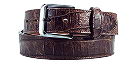 1.5" Gator Scalloped Overlay Belt — West Port Leon - 8244-36