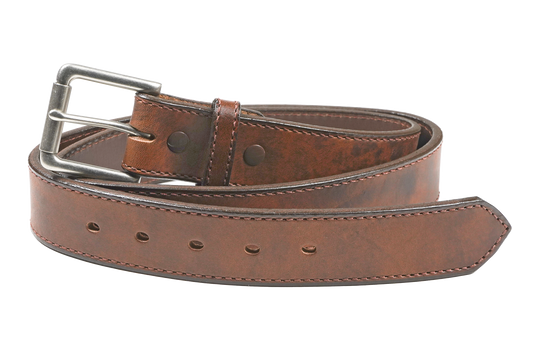 1 1/2" Distressed Stitched Belt