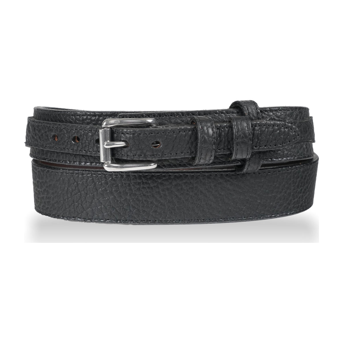 1 1/2" American Bison Ranger Belt — Black — YourTack