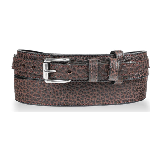 1 1/2" American Bison Ranger Belt — Dark Brown — YourTack