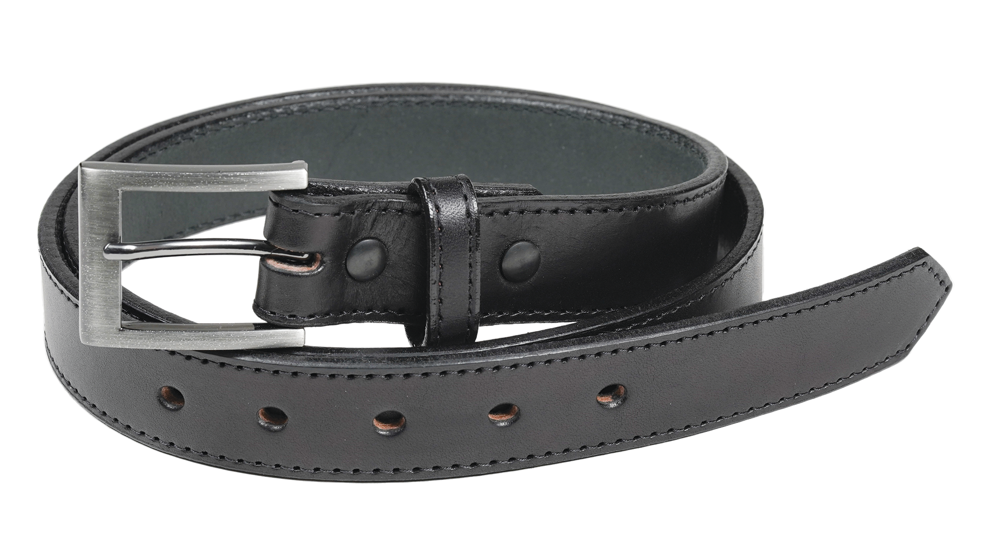 1 1/4" English Bridle Leather Dress Belt Black / 44 1 1/4" English Bridle Leather Dress Belt Black / 44
