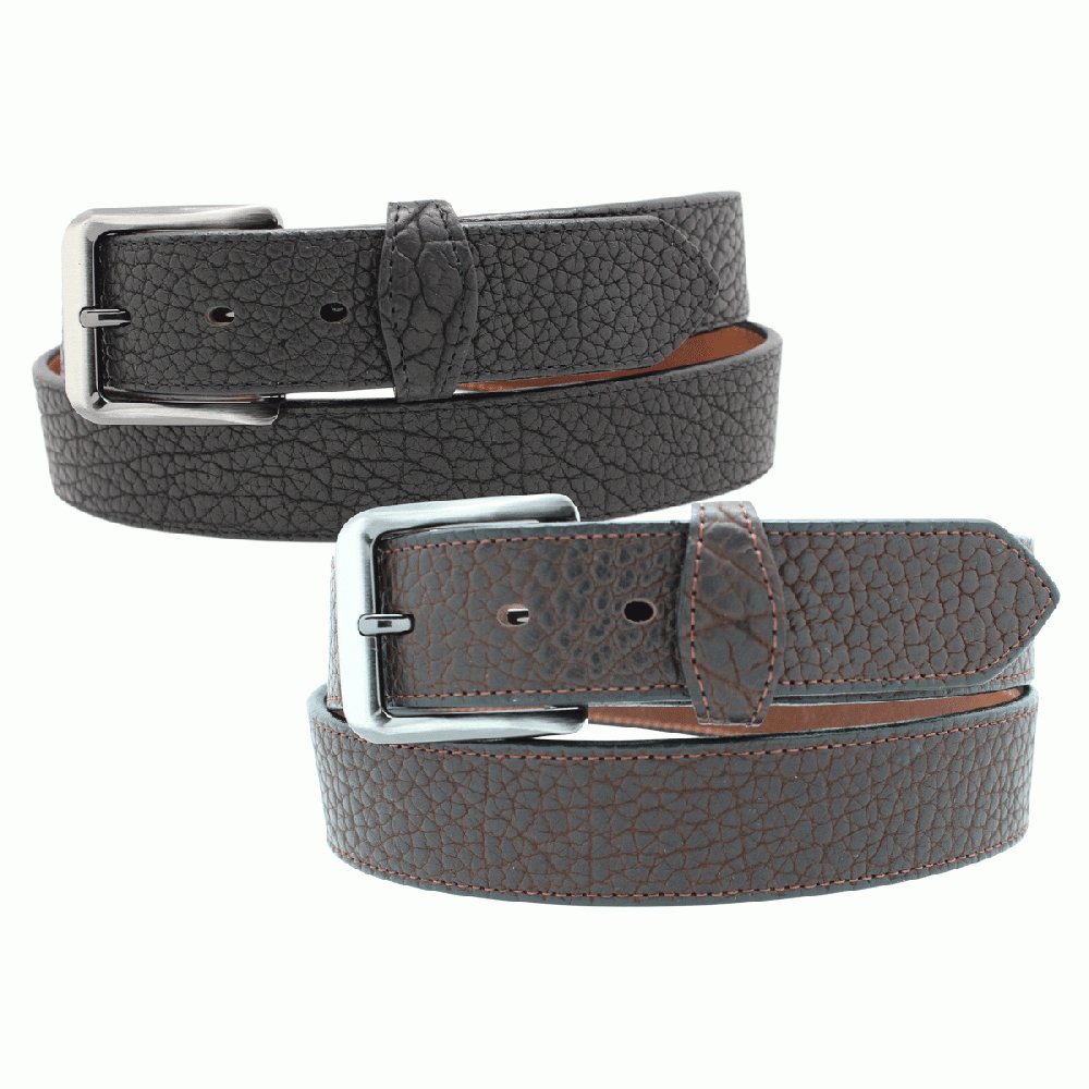 1 1/2" Classic American Bison Belt — Dark Brown — YourTack