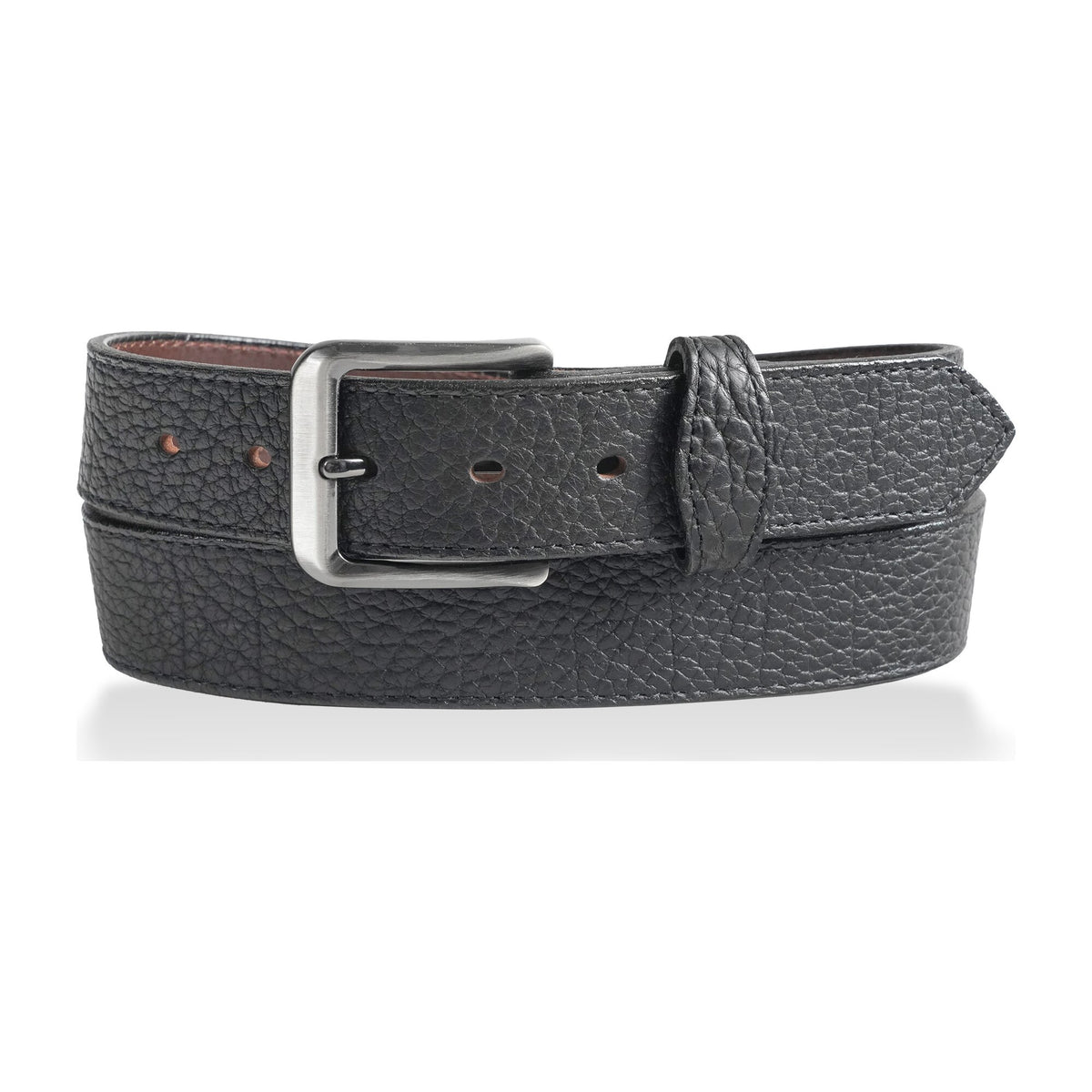 1 1/2" American Bison Casual/Dress Belt — Black — YourTack