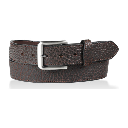 1 1/2" American Bison Casual/Dress Belt — Dark Brown — YourTack