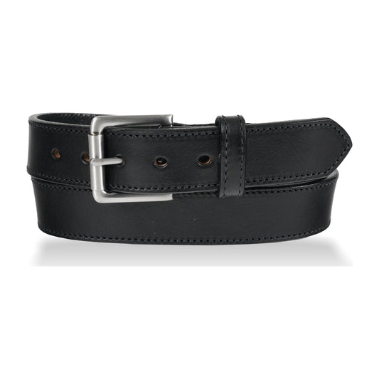 1 1/2" Heavy Duty Stitched Work Belt — Black — YourTack