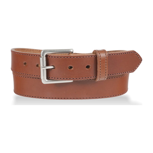 1 1/2" Heavy Duty Stitched Work Belt — Medium Brown — YourTack