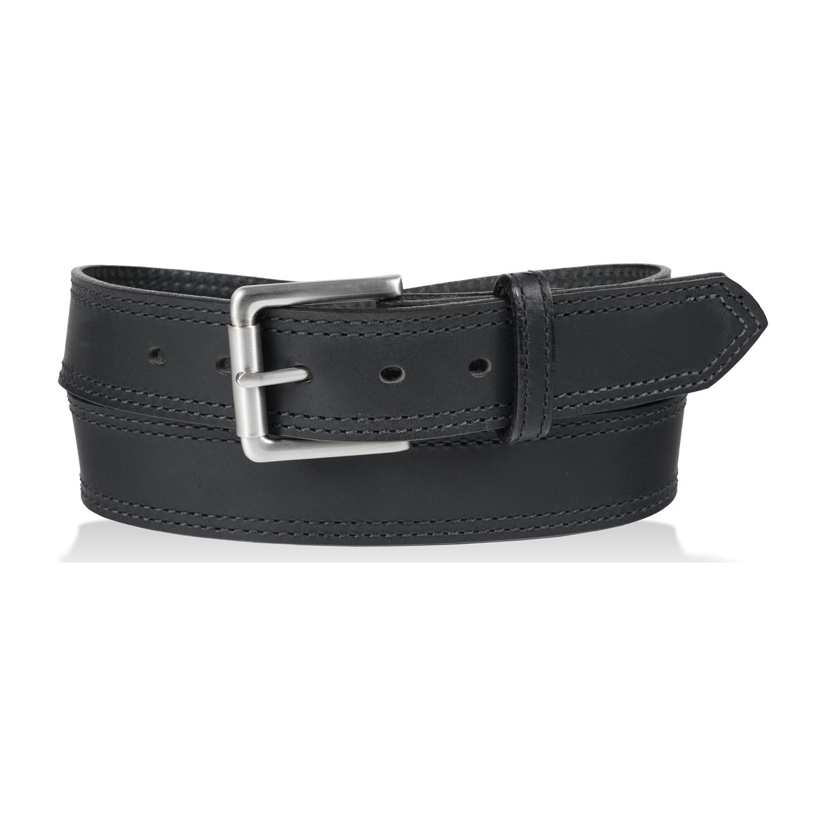 Mason — 1.5" Double Stitched Work Belt — Black — YourTack