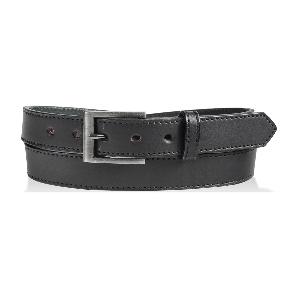 1 1/4" English Bridle Men's Leather Dress Belt — Black — YourTack