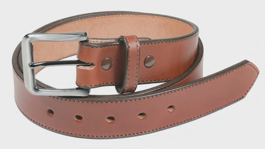 1 1/2" English Bridle Leather Dress Belt