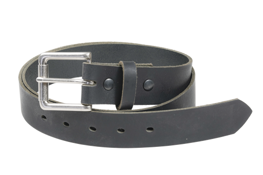 1 1/2" Casual Jean Distressed Leather Belt - YourTack
