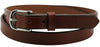1" Plain Smooth Leather Dress Belt - YourTack