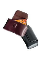 Cell Phone Leather Belt Holster Horizontal Heavy Duty Case - YourTack