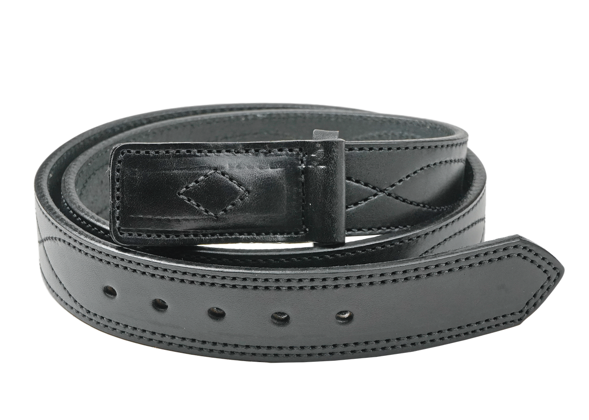 1 1/2" Figure 8 Stitching Men's Mechanics Style Leather Belt - YourTack