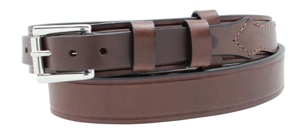 1 1/2" Men's Heavy Leather Ranger Belt - YourTack