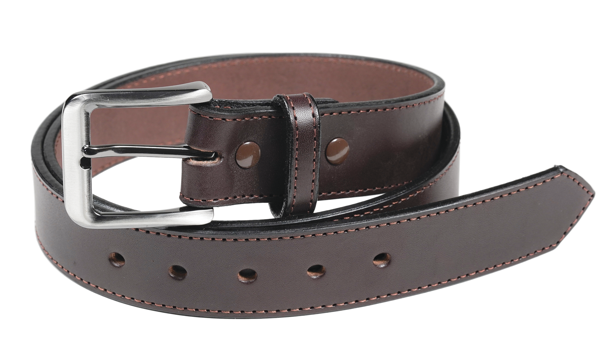 小物 GLEN/BRIDLE LEATHER DRESS BELT JE Sedgwick Bridle Leather Hand Stitched Belt | Vegetable-tanned